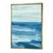 Designart - Lost in Blue Panel - Nautical & Coastal Canvas in Gold Frame